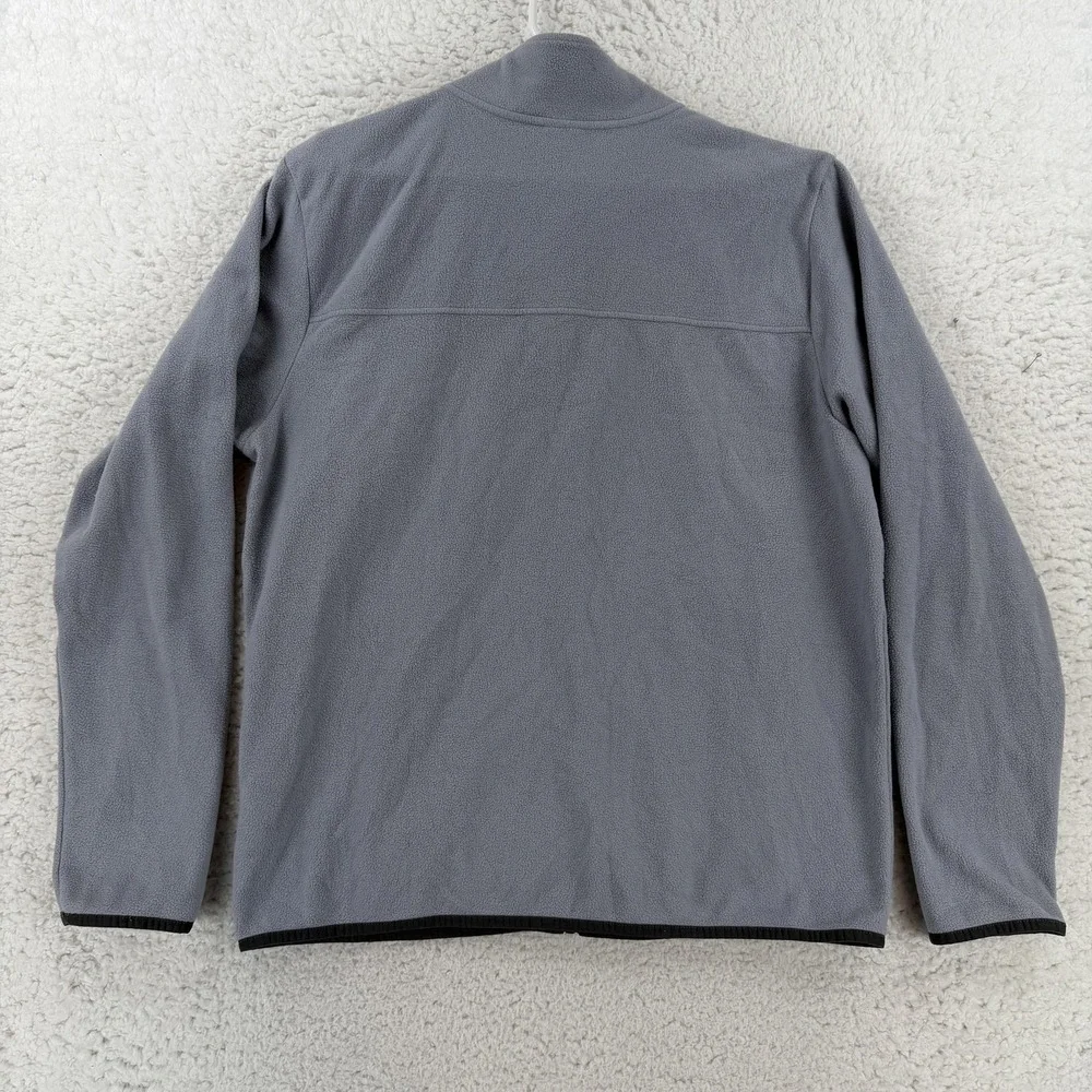 The North Face Jacket Mens Large Gray Fleece Full Zip Outdoor Hiking Casual